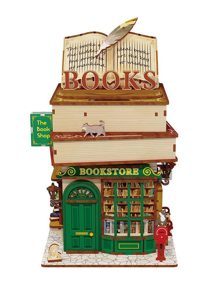 Book Shop | 3D Wooden Puzzle | Miniature Crafts