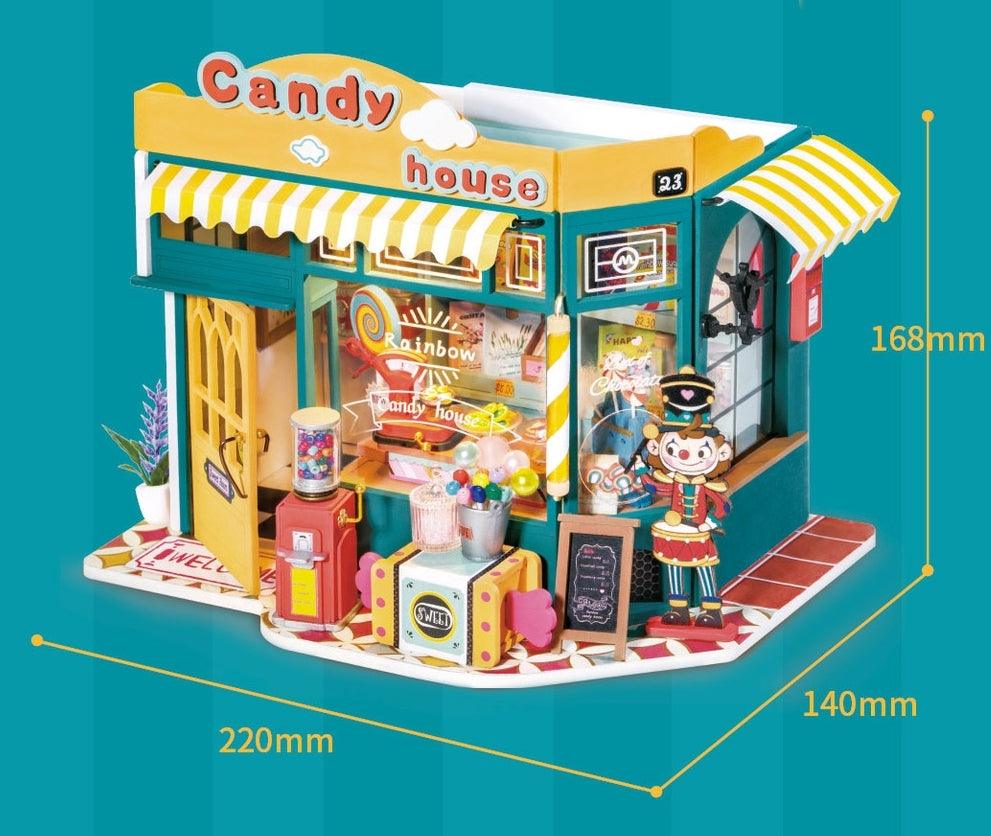 Candy House - DIY Miniature Dollhouse Kit