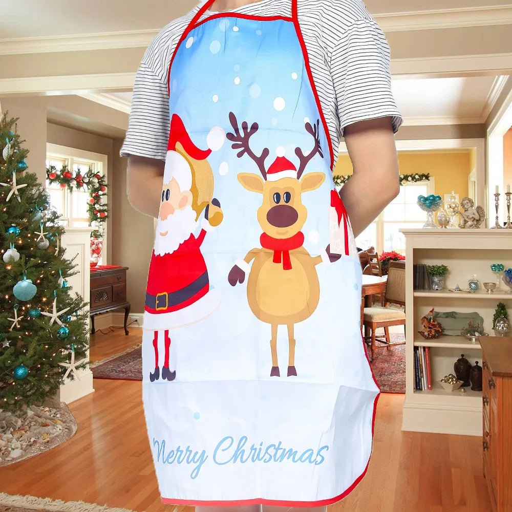 Christmas Cute Cooking Apron - Set of 6 - Home Kitchen Cooking Baking Oil-proof Apron