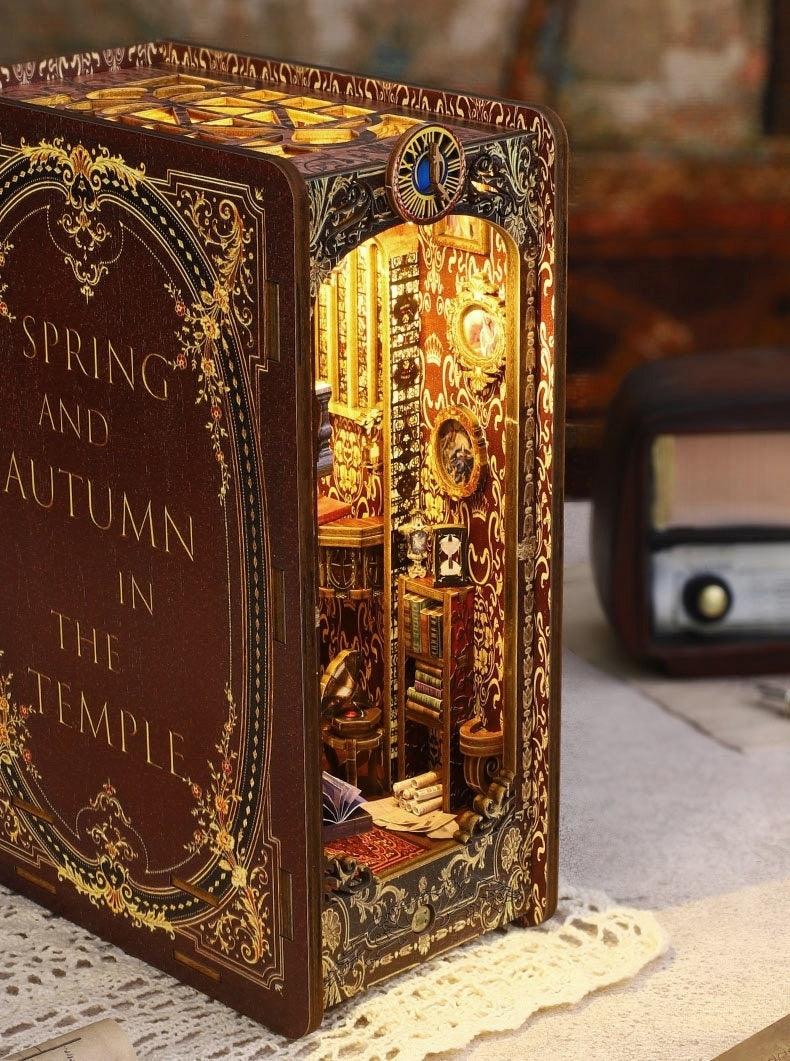 Medieval Church DIY Wooden Book Nook Kit