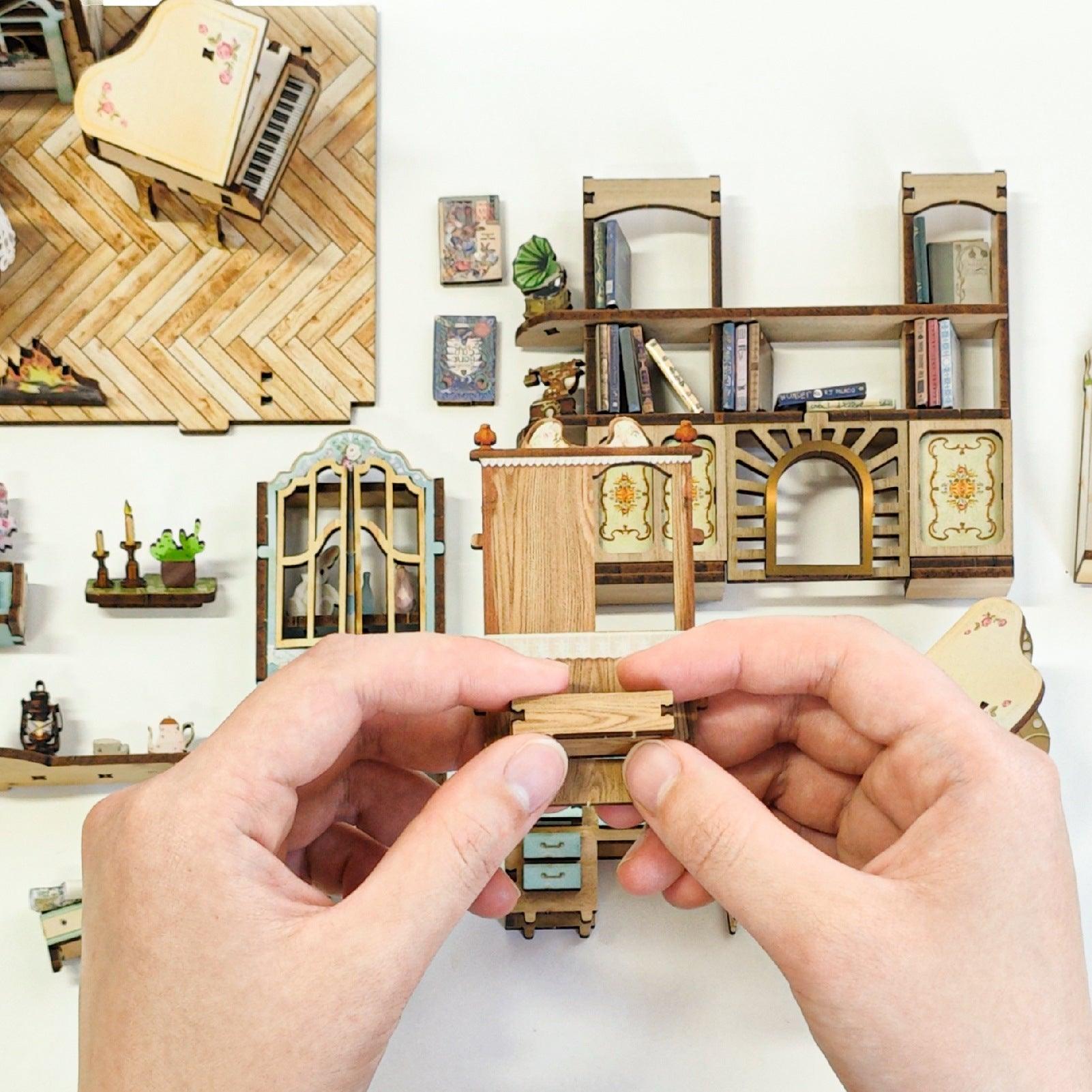 Countryside Diary | DIY Book Nook Kit | Bookshelf Insert Diorama Miniature