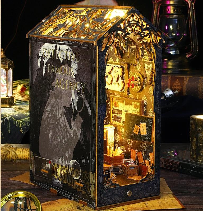 Detective Agency DIY Wooden Book Nook Kit