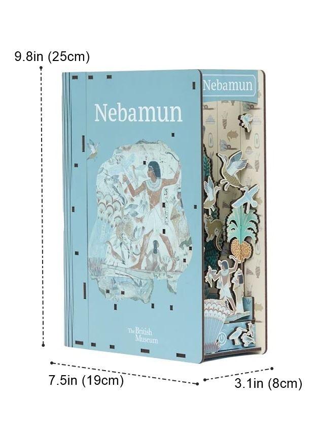 Egypt Nebamun's Garden DIY Wooden Book Nook Kit