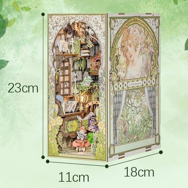 Elven Paradise | DIYBook Nook Kit | Bookshelf Decor