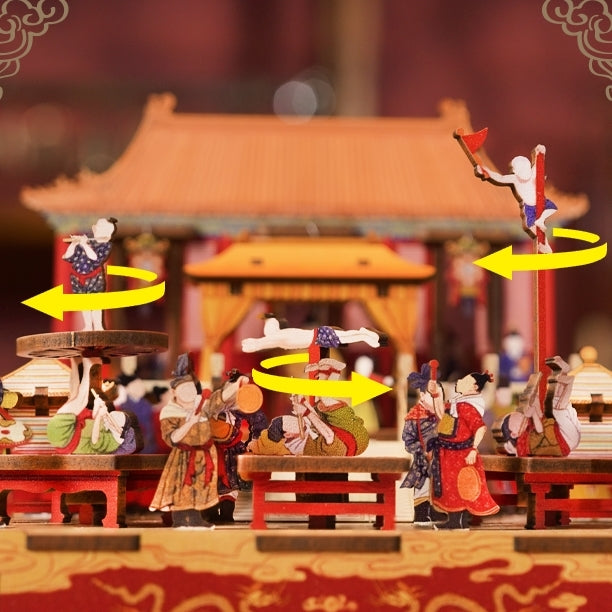 Festivity in Ming Dynasty | 3D Wooden Puzzles | DIY Music Box