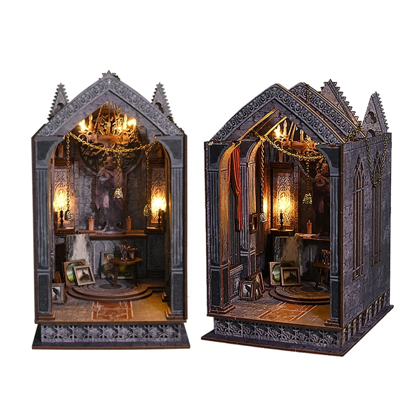 Quiet Night Prayer DIY Book Nook Kit | Gothic Church Inspired