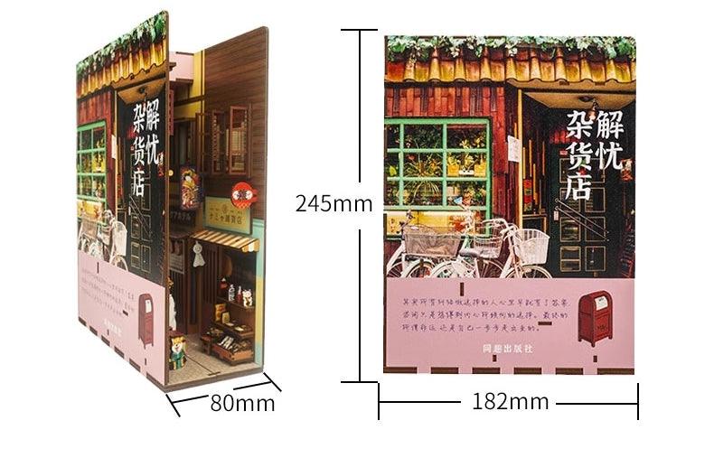Japanese Grocery Store - DIY Book Nook Kit - Bookshelf Insert Decor