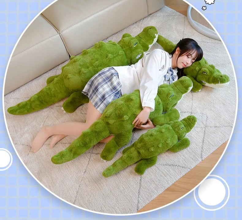 Angry Giant Green Crocodile Plushies