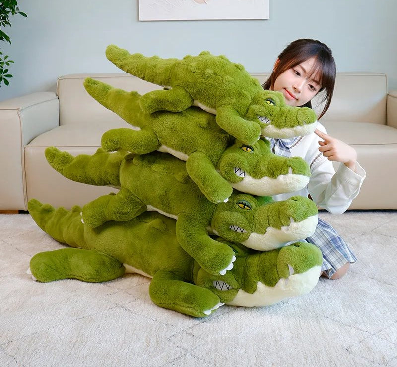 Angry Giant Green Crocodile Plushies