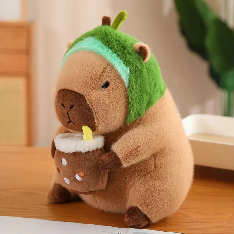 Baby Capybara Animal Dress-up Plushie Collection