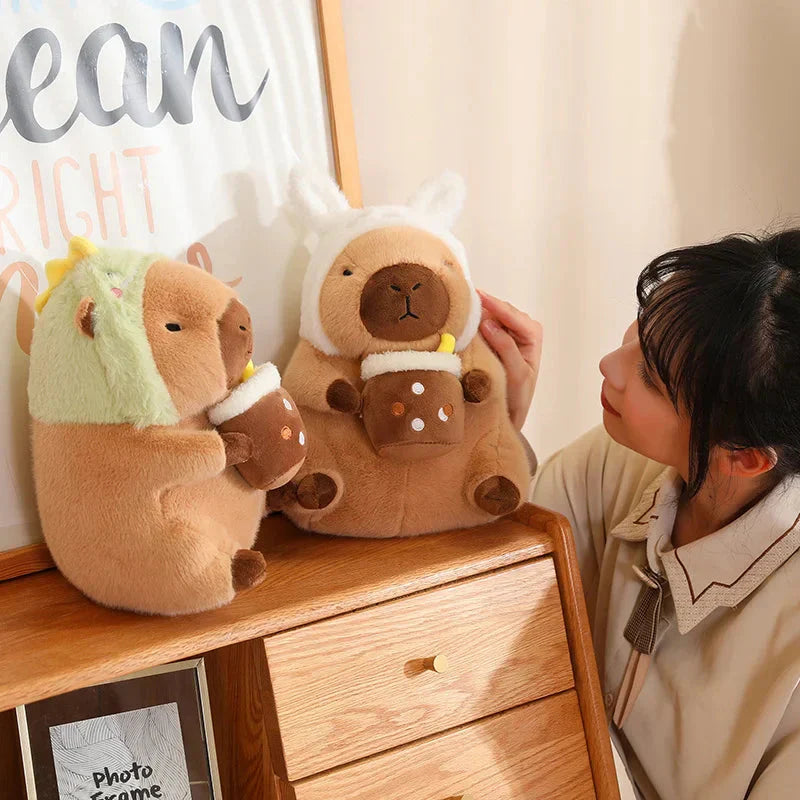 Baby Kawaii Capybara Dress-up Plushies