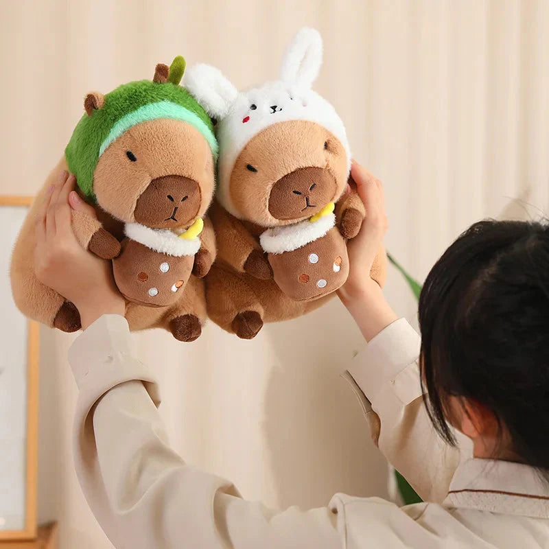 Baby Kawaii Capybara Dress-up Plushies