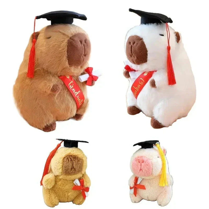 Capybara Graduation Plushies