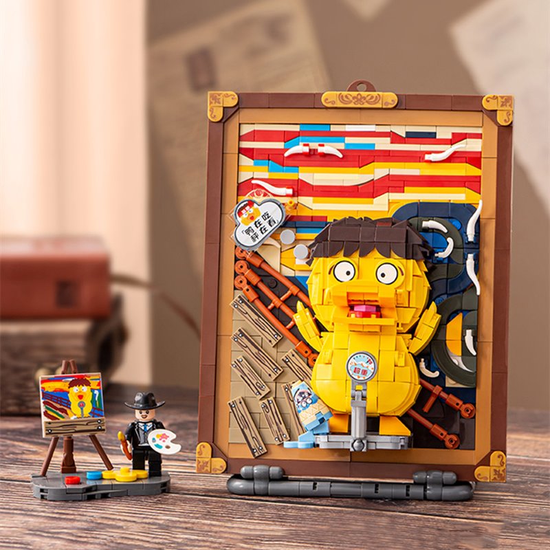 Caricature Famous Paintings Micro Building Blocks