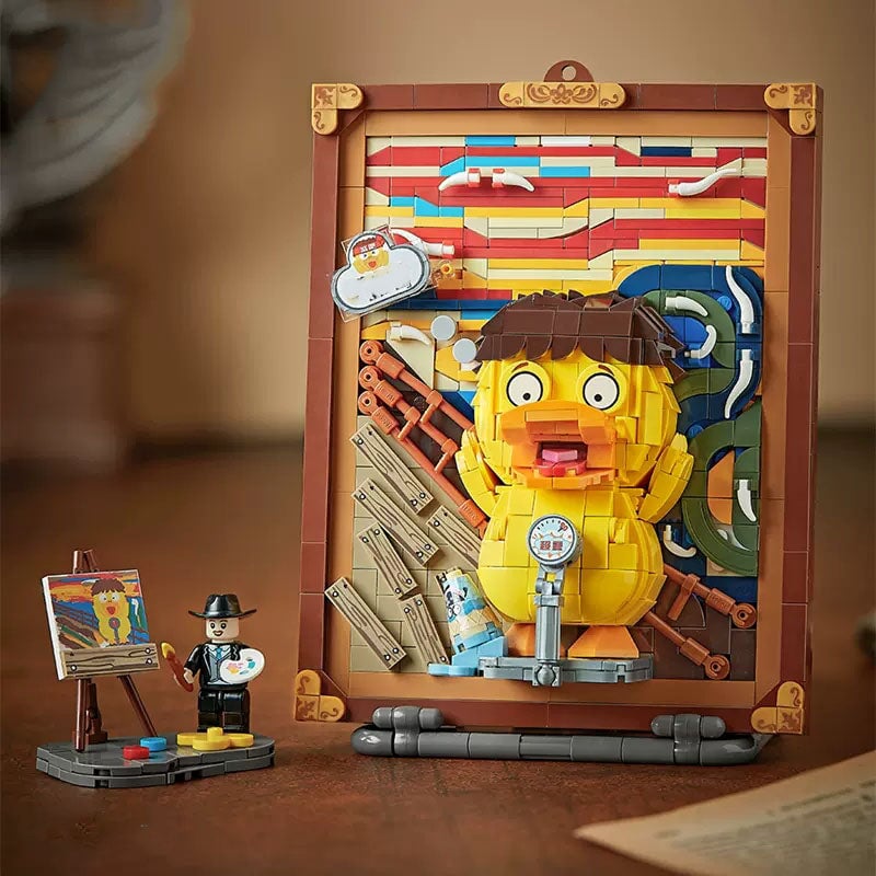 Caricature Famous Paintings Micro Building Blocks
