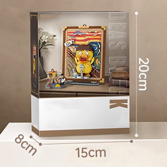 Caricature Famous Paintings Micro Building Blocks