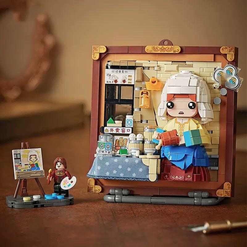 Caricature Famous Paintings Micro Building Blocks