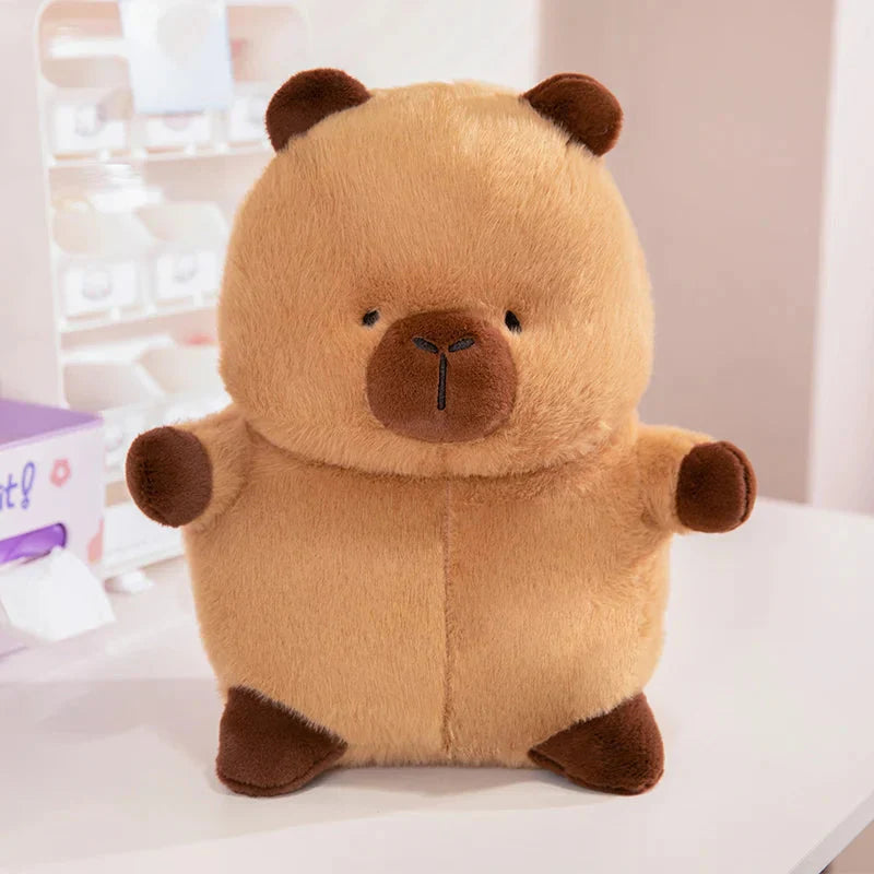 Chubby Capybara Plushie With Hat