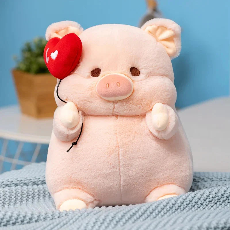 Chunky Love Heart Piggy Plushie