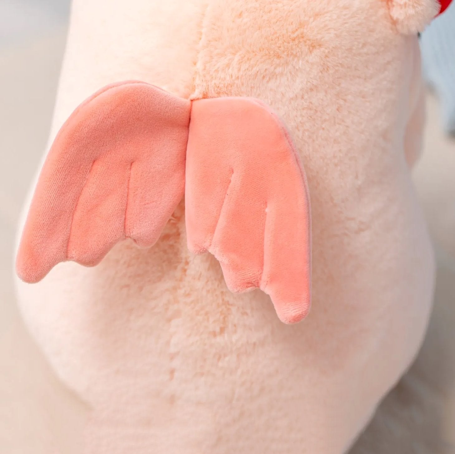 Chunky Love Heart Piggy Plushie