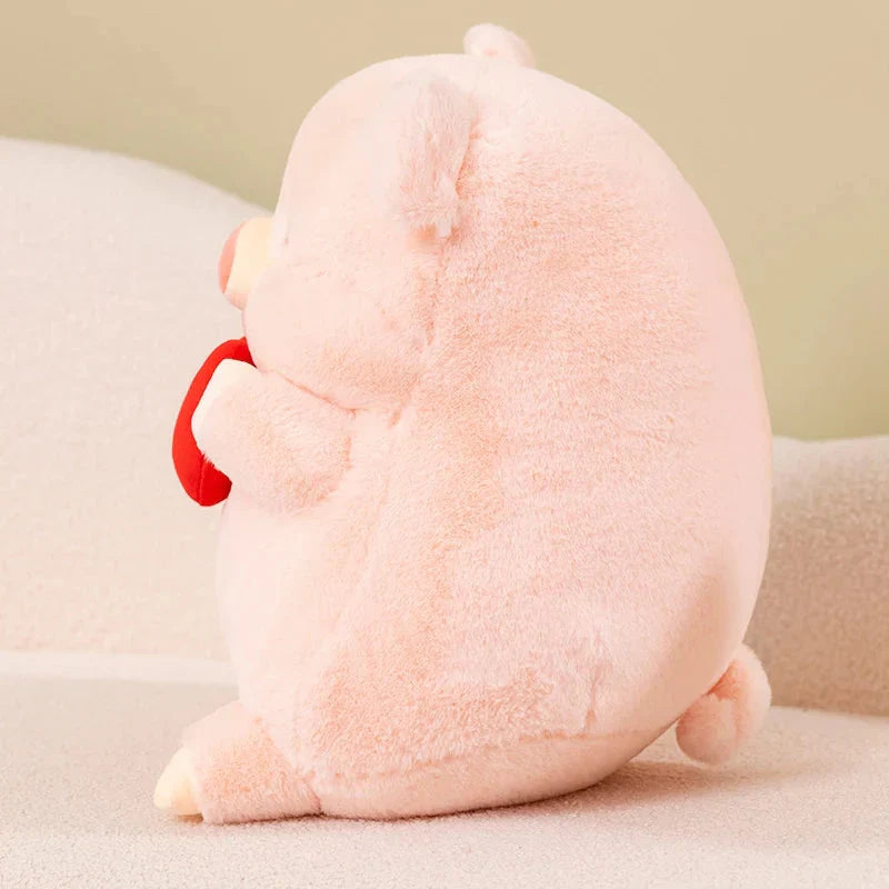 Chunky Love Heart Piggy Plushie