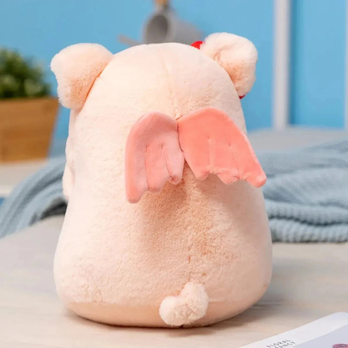 Chunky Love Heart Piggy Plushie