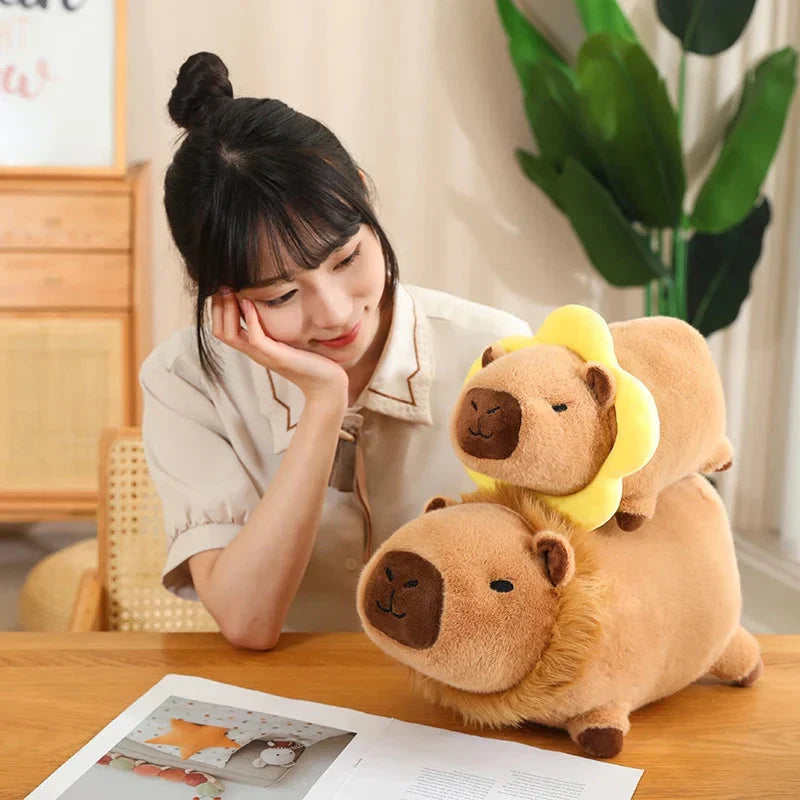 Cosplay Laying Capybara Animal Plush