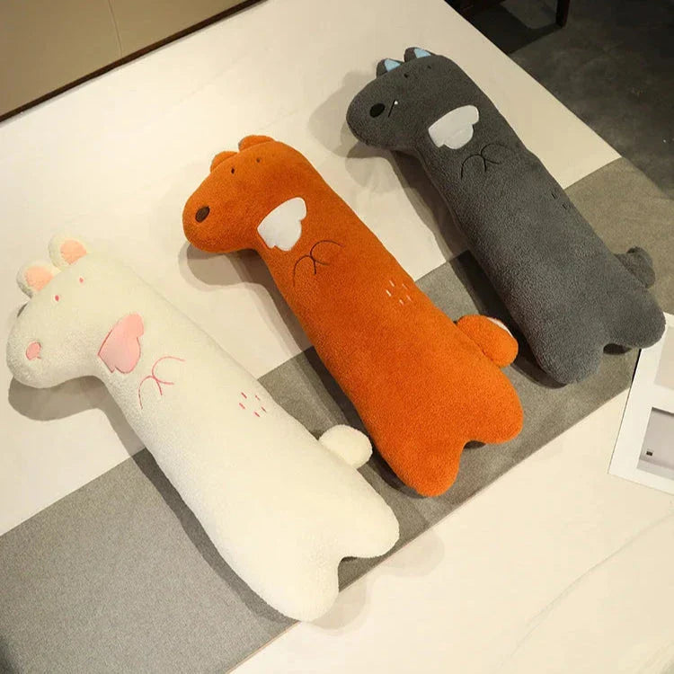 Cuddly Bunny Fox Wolf Long Pancake Plushies