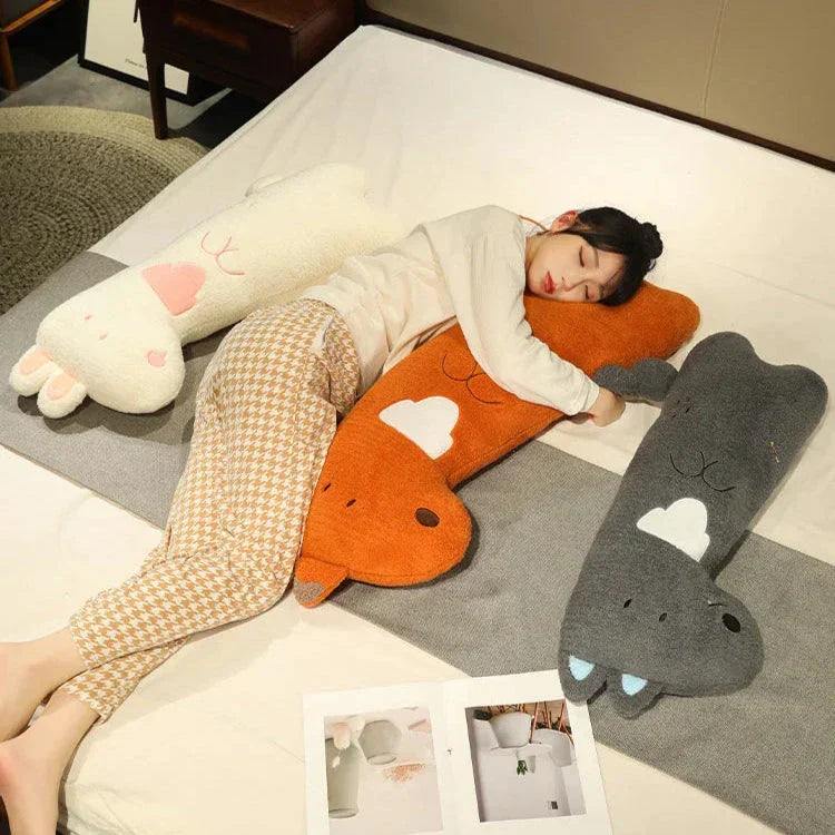 Cuddly Bunny Fox Wolf Long Pancake Plushies