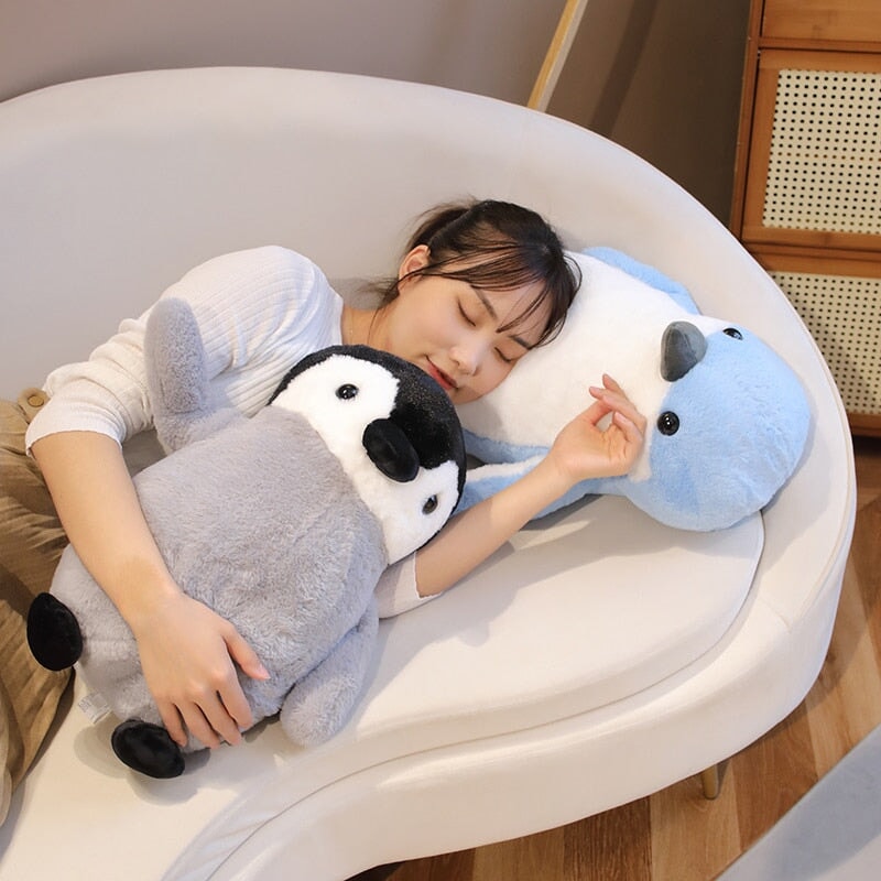 Cute Fluffy Penguin Walrus Plushies