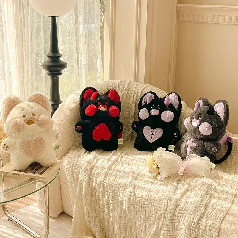 Evil Kawaii Fluffy Fox Halloween Plushies