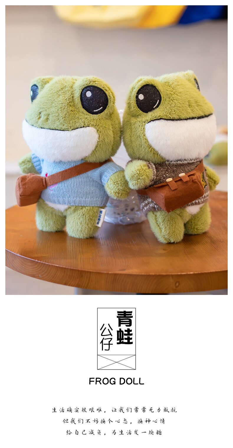 Finley the Mini Frog Plushie Collection