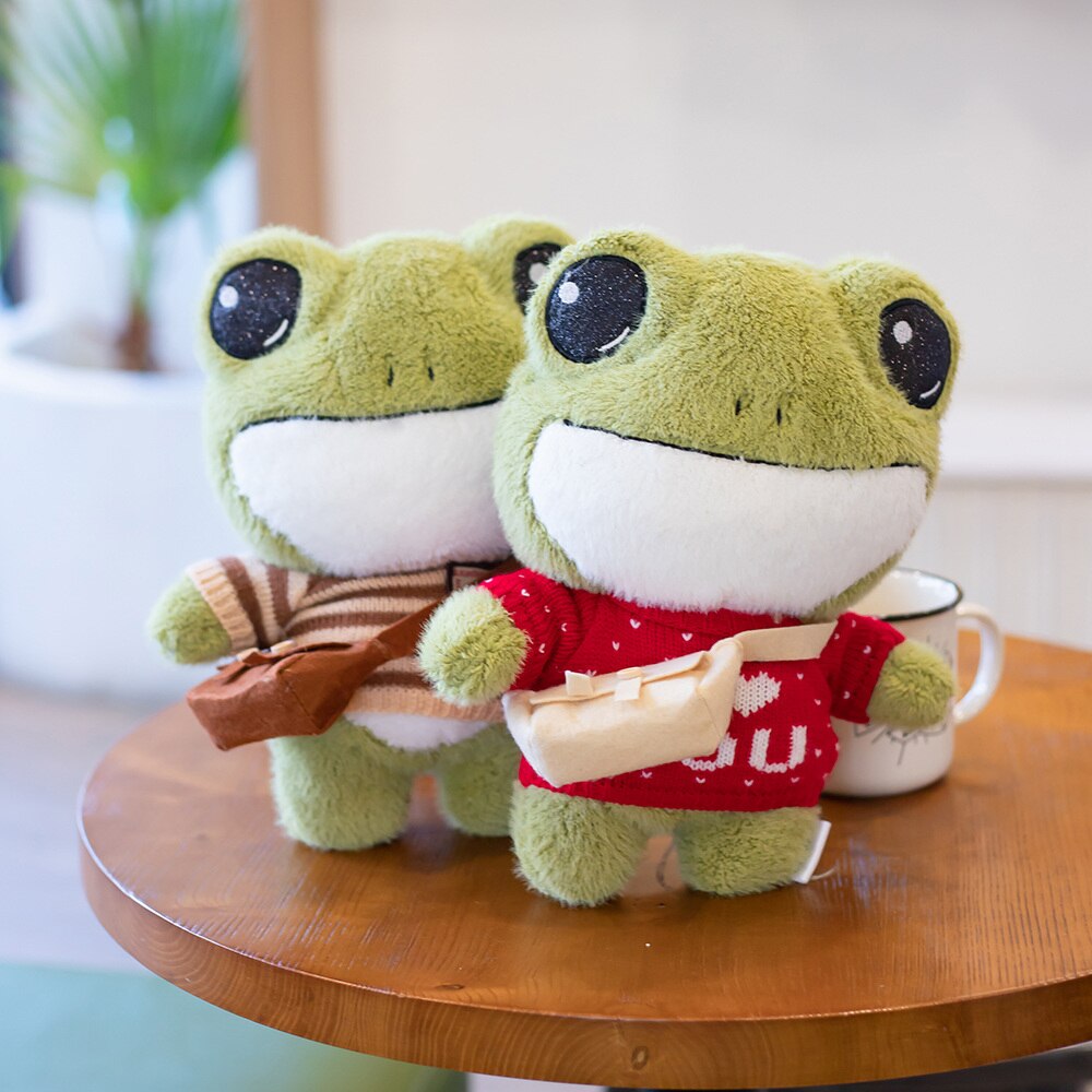 Finley the Mini Frog Plushie Collection