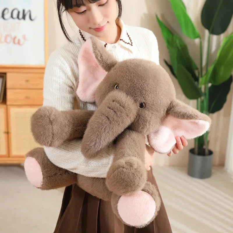 Fluffy Adorable Elephant Plushies