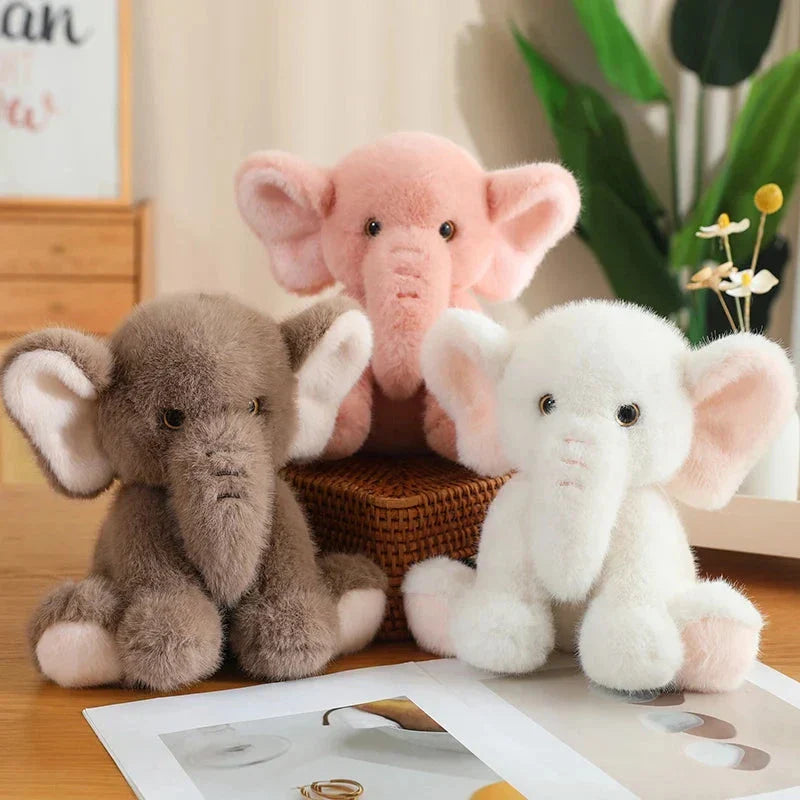 Fluffy Adorable Elephant Plushies