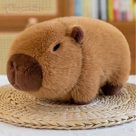 Fluffy Avocado Capybara Plushie