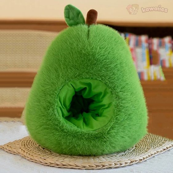 Fluffy Avocado Capybara Plushie