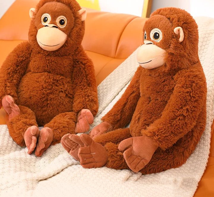Fluffy Baby Orangutan Monkey Plushie