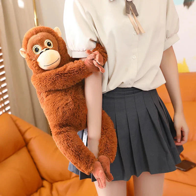Fluffy Baby Orangutan Monkey Plushie