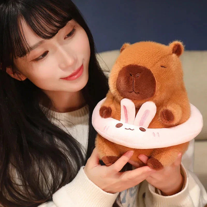 Fluffy Capybara with Float Plushie