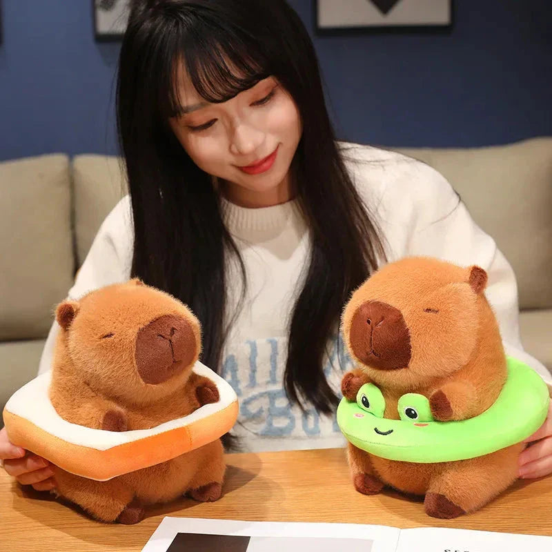 Fluffy Capybara with Float Plushie