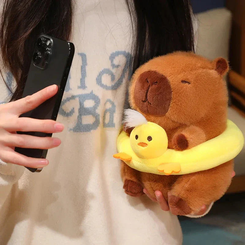 Fluffy Capybara with Float Plushie