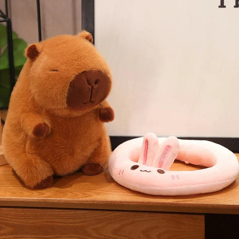 Fluffy Capybara with Float Plushie