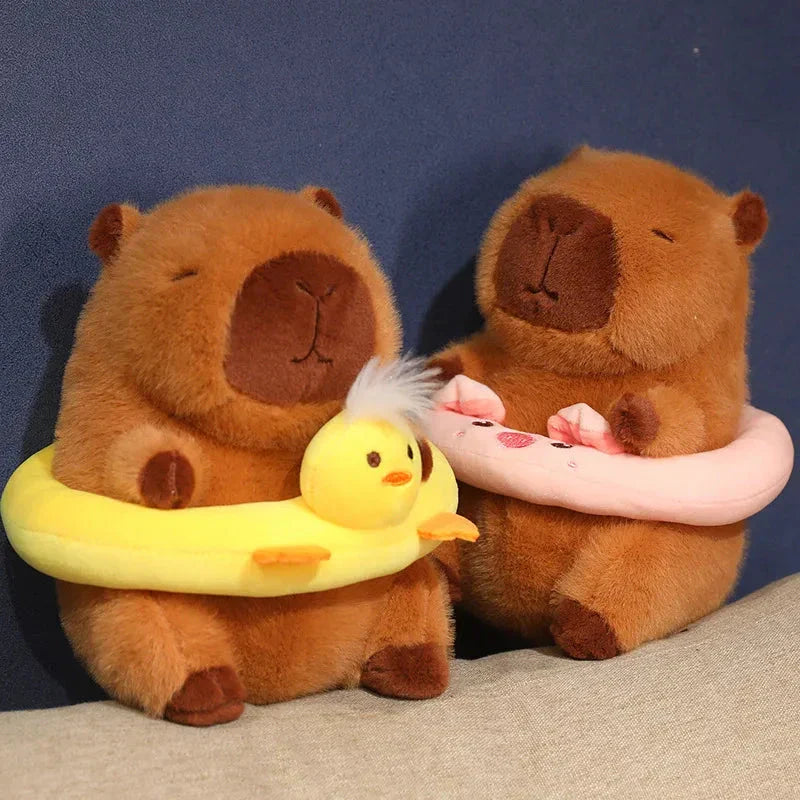 Fluffy Capybara with Float Plushie