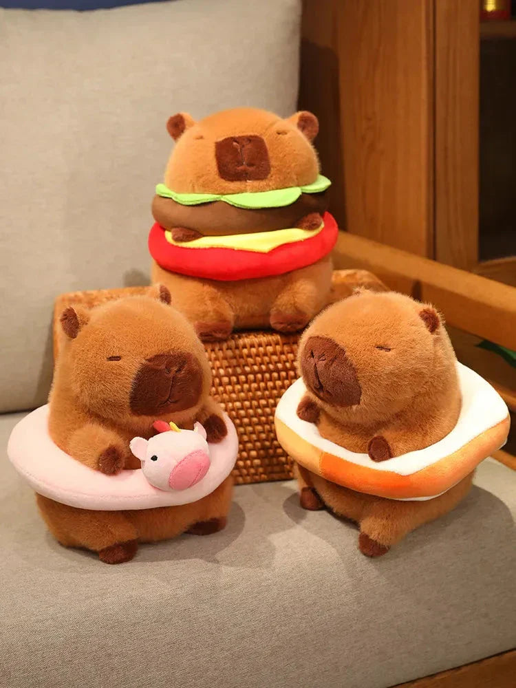 Fluffy Capybara with Float Plushie