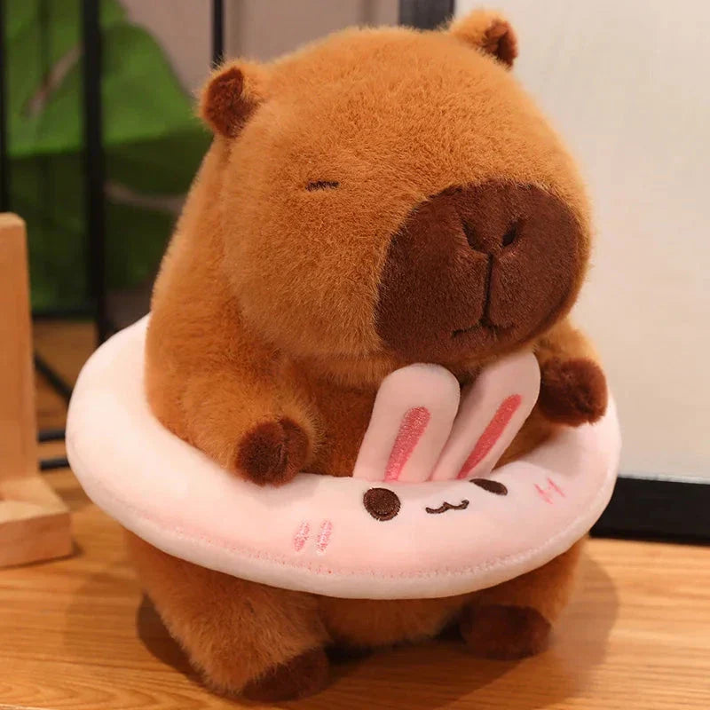 Fluffy Capybara with Float Plushie