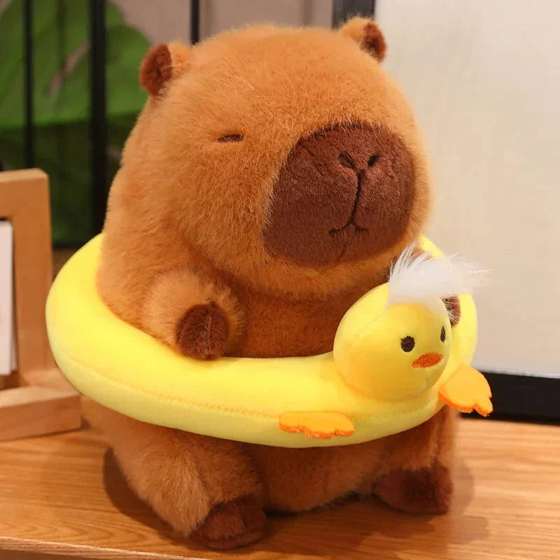 Fluffy Capybara with Float Plushie