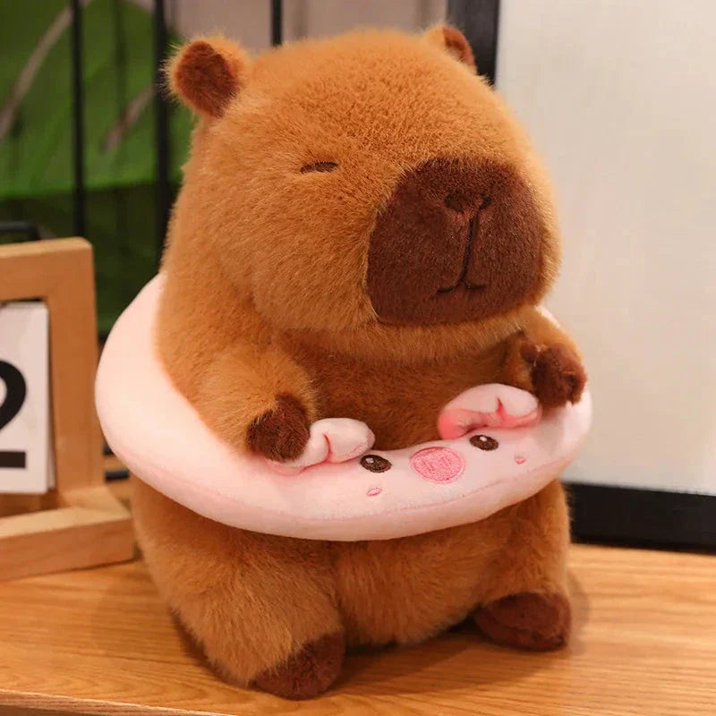 Fluffy Capybara with Float Plushie