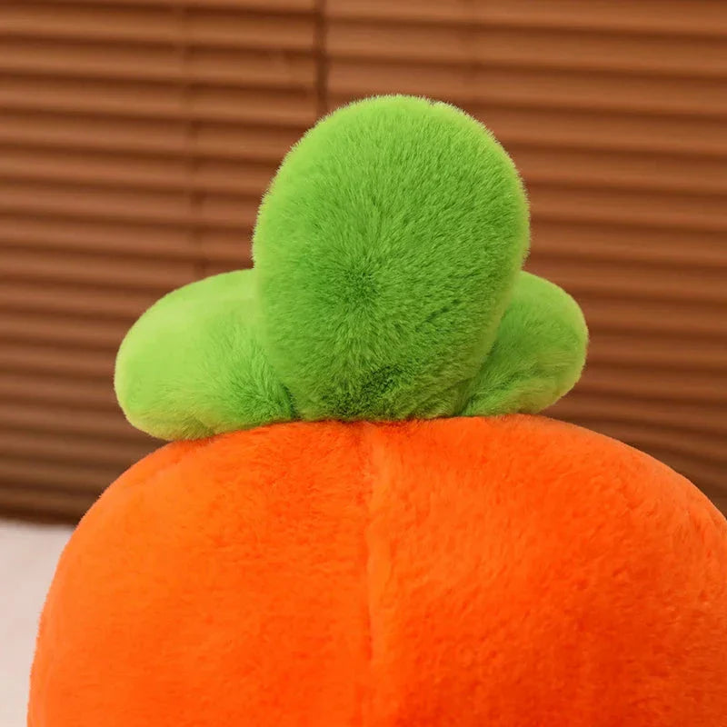 Fluffy Carrot Plushie with Mini Hanging Carrots