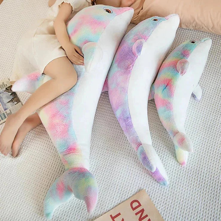 Fluffy Galaxy Dolphin Plushies